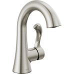 Belirtilmemiş Faucet Esato Tek Delikli Banyo Bataryası Fırçalanmış Nikel, Tek Kulplu Banyo Bataryası, Banyo