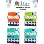 Belirtilmemiş Fenomen 8. Sınıf Matematik-Fen Bil.-Paragraf-Türkçe Soru Bankaları (A Set) ( 4 Kitap )