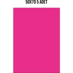 Belirtilmemiş Fon Kartonu 120GR 50X70 cm 5 Adet Pembe
