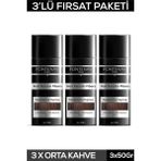 Belirtilmemiş Fontenay Saç Dolgunlaştırıcı Keratin Fibers Orta Kahve Topik Saç Tozu 50GR X3 Renkli