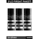 Belirtilmemiş Fontenay Saç Dolgunlaştırıcı Keratin Fibers Siyah Topik Saç Tozu 50GR X3 Renkli
