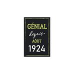 Belirtilmemiş Génial Depuis Aôut 1924: Joyeux Anniversaire 98 Ans| Idée Cadeau Personnalisé Pour Homme Et Femme D