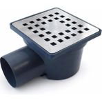 Belirtilmemiş Kare Yer Süzgeci 10X10 Paslanmaz Çelik 45 mm Zemin Süzgeci Banyo Duş Tuvalet Su Tahliye Izgarası