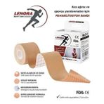 Belirtilmemiş Lenora Ağrı Bandı Ten 5 Metre x 5 cm Sporcu Bandı - Bej