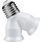 Belirtilmemiş Lunatic 28245 DY-101 E27 Duy Çoğaltici (Tek Duydan Çift E27 Lamba Bağlantisi)