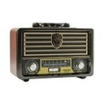 Belirtilmemiş Meier M-113 Nostaljik Bluetooth Şarjlı Radyo USB/SD/MP3 Kırmızı Renkli Model - Kahverengi