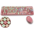 Belirtilmemiş Mofii Pembe Sweet Dm Combo Kablosuz Klavye Mause Seti Ev - Ofis Kullanımı İçin Ergonomik Tasarım