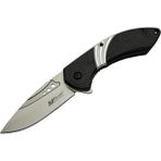 Belirtilmemiş Mtech 4214 Beyaz Kamp Çakı 20CM- Yarı Otomatik, Kemerlikli, Oluklu