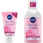 Belirtilmemiş Nivea Aqua Organik Gül Suyu Içeren Makyaj Temizleme Jeli 150 ml + Çift Fazlı Temizleme Suyu 40