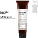 Belirtilmemiş Nook Kromatic Cream White Gloss Saç Maskesi, 150ML, Pigmentsiz, Vegan, Cam Saç Etkisi Yoğun Parl