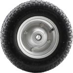Belirtilmemiş Onaks El Arabası Yük Taşıma Tekeri Bilyeli Rulmanlı Havalı Şambrelli 350X70 mm Çelik Jant Tekerlek