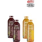 Belirtilmemiş Organik %100 Kırmızı + Sarı Meyve Suyu 700 Mlx4 Adet