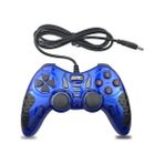 Belirtilmemiş PL-2585 USB Joystick Oyun Kolu PC Uyumlu Ergonomik Tasarım ve Yüksek Hassasiyetli - Mavi