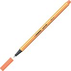 Belirtilmemiş Point 88 Fineliner 0.4mm Keçe Uçlu Kalem 88/054 Floresan Turuncu