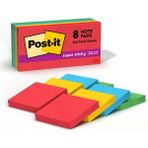 Belirtilmemiş Post-It Super Sticky Notes, 5,1 x 5.1 Cm, Marrakesh Koleksiyonu, 8 Pads/pack (622 8ssan)