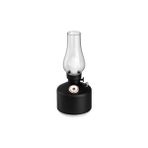 Belirtilmemiş Retro Şarjlı Gece Lambası ve Hava Nemlendirici Buhar Makinesi 280ml Siyah Renk Özellikleriyle