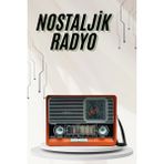 Belirtilmemiş Saatli Fenerli Bluetooth Nostaljik Radyo Aux Sd USB Girişli Bluetooth Hoparlör