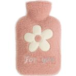 Belirtilmemiş Sicak Su Torbasi Peluş Papatya Desenli Pembe 21X13,5X2CM 500 ml