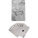 Belirtilmemiş Silver Joker Iskambil Kağıdı Kaygan Plastik Su Geçirmez Oyun Kağıdı CIN884SLV