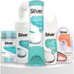 Belirtilmemiş Silver Unisex Ayakkabı Bakım Seti - Deodorant - Köpük - Beyaz Boya - Jel - Sünger
