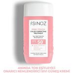 Belirtilmemiş Sinoz Pink Touch Anında Ton Eşitleyici Onarıcı Nemlendirici Pembe Yüz Güneş Kremi SPF50