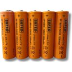 Belirtilmemiş SP-18650-1200 3.7V 1200MAH Li-Ion Pil Başlıklı 5'li