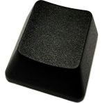 Belirtilmemiş Spelt Yazısız Sade Mekanik Klavye Yedek Tuş Kapağı Siyah Dummy Keycap Tekli