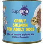 Belirtilmemiş Supreme Dog Mini Irk Yetişkin Köpekler Için Soslu Somonlu Konserve Yaş Mama Yüksek Proteinli 200