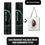 Belirtilmemiş Syoss Hold Saç Spreyi 400 ml x 2’li Set + Bez Çanta Hediye – Maksimum Güçlü Şekillendirme