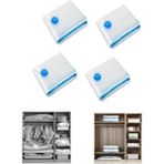 Belirtilmemiş Tarix Vakumlu Hurç, Şeffaf Pvc, 4 Parça, Dolap Düzenleyici Elbise Saklama Poşeti, Vakumlu Sıkıştırm