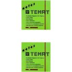 Belirtilmemiş Temat 75 x 75 mm Fosforlu Yeşil Postit - Yapışkanlı Kağıt