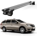 Belirtilmemiş Trio-I Dacia Logan (2013 ve Sonrası) Uyumlu Kilitli Ara Atkı 120CM Port Bagaj Tavan Barı - Siyah