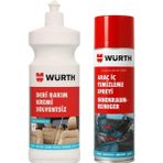 Belirtilmemiş Würth Deri Besleyici Bakım Kremi +Araç Içi Temizleme Spreyi 500ML
