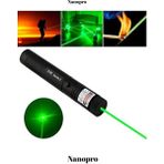 Belirtilmemiş Yeşil Şarjlı Lazer Pointer 2000MW (Yakıcı) Yüksek Güç ve Etkili Özellikler ile - Siyah