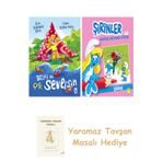 Belki De Çok Seversin + Şirinler İle Hikâyeli Boyama Kitabı - Şirine + Yaramaz Tavşan Masalı