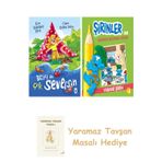 Belki De Çok Seversin + Şirinler İle Hikâyeli Boyama Kitabı - Yabani Şirin + Yaramaz Tavşan Masalı