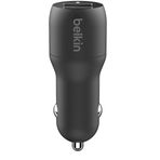 Belkin 24W Hızlı Araç İçi Şarj Cihazı 2 Port Usb Siyah
