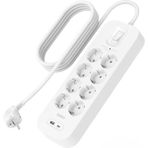 Belkin 8’li USB-C + USB-A Akım Korumalı Priz 2 m