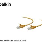 Belkin BLK-A3L791b03M-YLWS 3 m Yeşil CAT5 Kablo