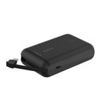Belkin BoostCharge Power Bank, Entegre Kablolu Taşınabilir Şarj Cihazı 10K PD 20W - USB-C Güç Dağıtımı, iPhone Power Bank iPhone 16 Serisi, iPad Pro, Galaxy S24 ve Daha Fazlası için Hızlı Şarj