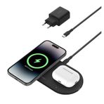 Belkin Boostcharge Pro 2 In 1 Arada Kablosuz Şarj Istasyonu Siyah