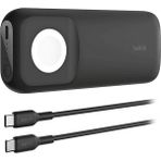 Belkin Boostcharge Pro Apple Watch Için Hızlı Kablosuz Şarj Cihazı + Usb- C 20W Powerbank - Beyaz
