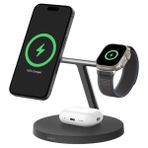 Belkin Boostcharge Pro Qi2 (15 W) 3'ü 1 Arada Kablosuz Şarj Istasyonu WIZ032KQBK - Siyah - 15W