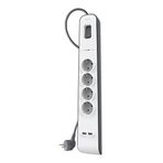 Belkin Bsv401Vf 2 Metre 4'lü Akım Korumalı Priz Beyaz