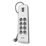 Belkin BSV804VF2M Beyaz-Gri 8'li Priz