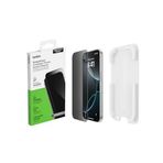 Belkin ScreenForce InvisiGlass iPhone 17 Pro ekran koruyuculu koruyucu folyo, çizilmez, konumlandırma kılıflı ekran koruyucu folyo, kabarcıksız takma, cam koruması, 9H sertlik, geri dönüştürülmüş cam