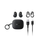 Belkin SoundForm Anywhere Kablosuz Kulak İçi Kulaklık, Hafif, Uzun Süreli Konfor Sunan Bluetooth Kulaklıklar, iPhone, iPad, Tablet, Dizüstü Bilgisayar, Bisiklet, Koşu için IPX4 Suya Dayanıklı, Siyah