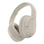 Belkin SoundForm Isolate Noise Cancelling kulaklık, kablosuz Bluetooth kulaklık, mikrofonlu kulaklık, 60 saat oynatma özellikli kulak üstü kulaklık, derin bas, CloudCushion kulaklık – kum rengi