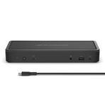 Belkin USB C Bağlantı İstasyonu (2 HDMI 2.0 Bağlantı Noktası, 2 DisplayPort 1.4, 3 USB C, 5 USB A Bağlantı Noktası, USB C Aygıtları için 1 Gigabit Ethernet Bağlantı Noktası)