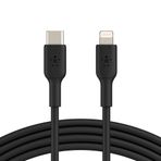 Belkin USB-C/Lightning kablosu (iPhone 14 veya eski modeller için hızlı şarj için iPhone kablosu) Boost Charge MFI sertifikalı iPhone USB-C kablosu (siyah, 2 m)